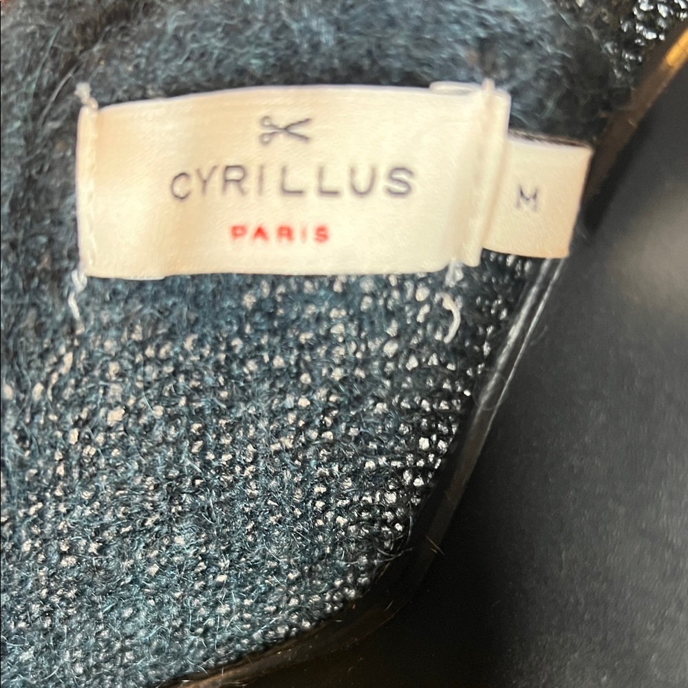 Cyrillus Blue Textured Knit Sweater - Picture 2 of 3